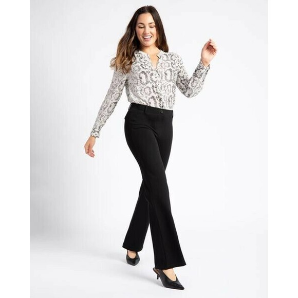 Betabrand | NWT XL Petite Classic Black Yoga Pants - Picture 2 of 7